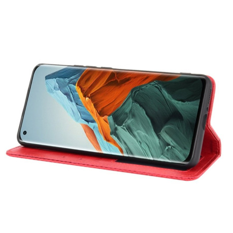 Чохол-книжка Magnetic Buckle Retro на Xiaomi Mi 11 Pro - червоний