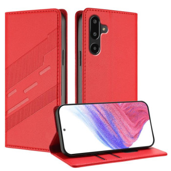 Чехол-книжка Embossed Multi-functional Wallet Retro Leather на Samsung Galaxy F16 5G / M16 5G - красный