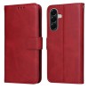 Чехол-книжка Classic Calf Texture на Samsung Galaxy A57 5G — красный