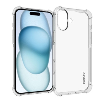 Чохол протиударний ENKAY Hat-Prince Transparent для iPhone 16 Plus