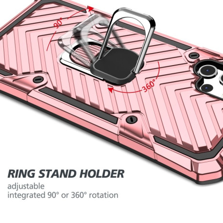 Противоударный чехол Cool Armor на Samsung Galaxy A32 4G - розовое золото