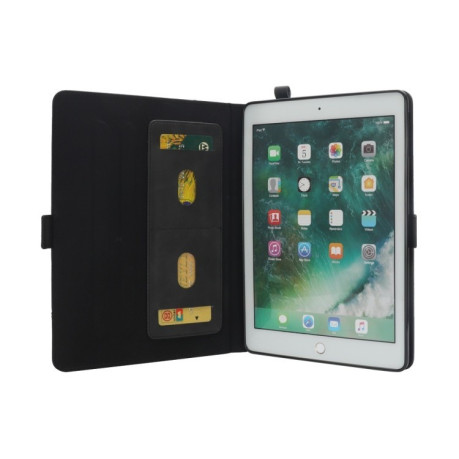 Кожаный чехол- книжка  Double Holder Leather Case на  iPad Pro 10.5/Air 2019-черный
