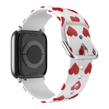 Силиконовый ремешок Breathable для Apple Watch 10 42mm/Series 8/7 41mm / 40mm / 38mm - Love