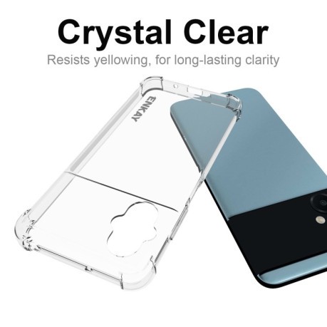 Противоударный чехол ENKAY Clear для Xiaomi Poco M5 4G - прозрачный