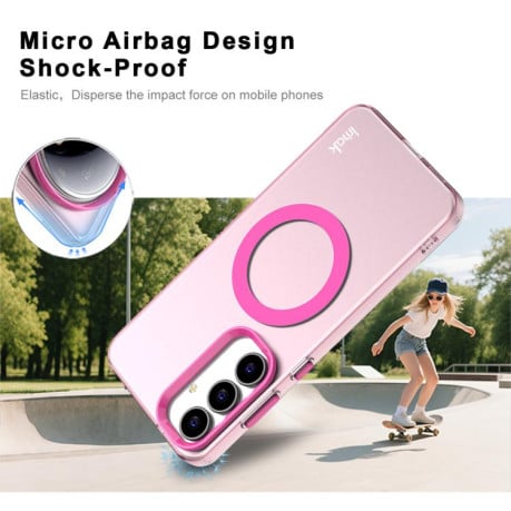 Чохол IMAK Candy Series з MagSafe на Samsung Galaxy S25 FE 5G - червоний