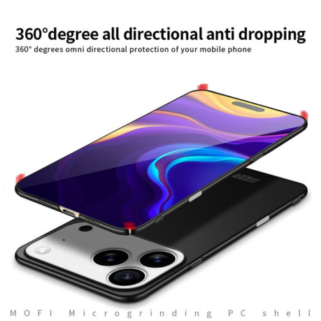 Ультратонкий чехол MOFI Frosted PC на iPhone 17 Pro Max - синий