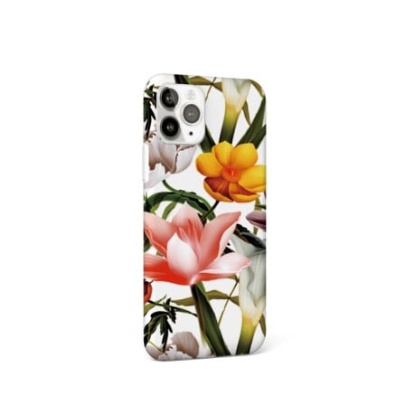 Протиударний чохол Glossy Flower Pattern на iPhone 12 / 12 Pro - жовтий