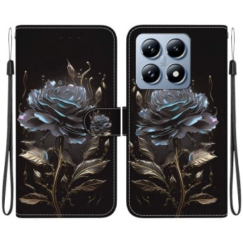 Чехол-книжка Colored Drawing Series на Xiaomi 14T Pro - Rose