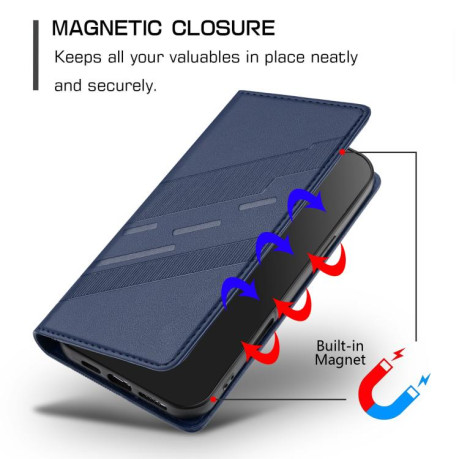 Чехол-книжка Embossed Multi-functional Wallet Retro Leather на Infinix Hot 50 Pro 4G - синий