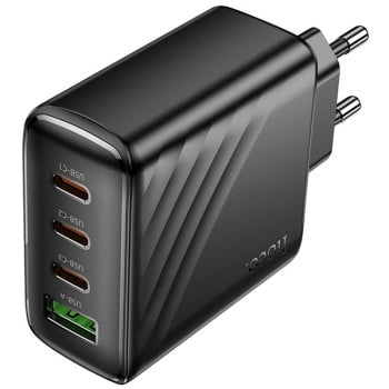 Швидкісна Зарядка Hoco CS27A Supply PD67W (1USB-A/3C) - чорна