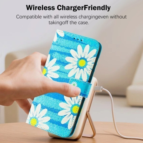Чохол-книжка Colored Drawing Pattern для iPhone 16e - кольоровий