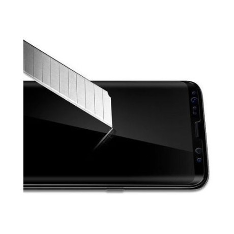 Оригінальне захисне скло Spigen Glas.Tr Case Friendly для Samsung Galaxy S9 Black