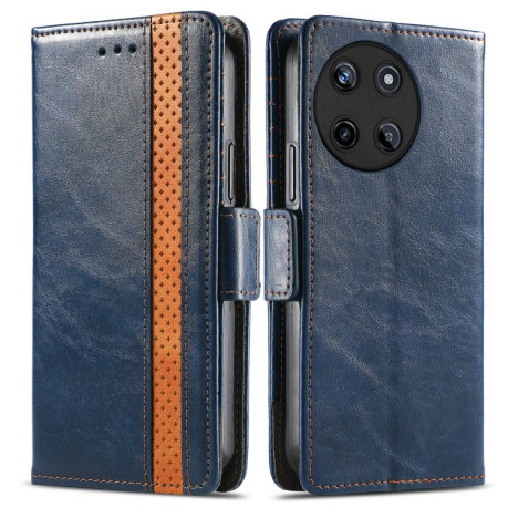 Чохол-книжка CaseNeo Splicing Dual Magnetic Buckle Leather для Realme 11 4G Global - синій