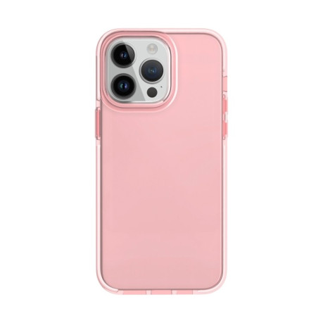 Противоударный чехол Two-color Shockproof для iPhone 15 Pro Max-розовый
