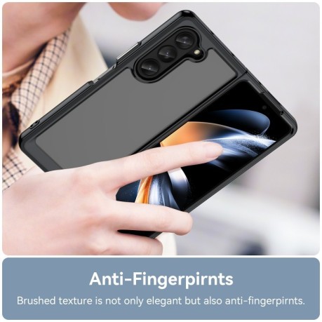 Протиударний чохол Colorful Acrylic Series для Samsung Galaxy Fold 5 - чорний