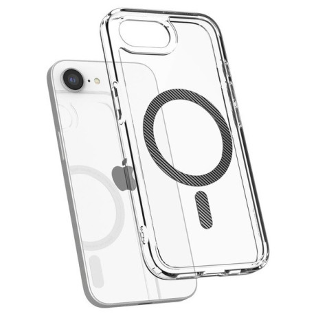 Оригінальний чохол Spigen Ultra Hybrid (Magsafe) на iPhone 16e - Carbon Fiber