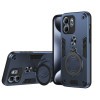 Ударозахисний чохол Metal Ring Holder 360 Degree Rotating на Infinix Hot 50i / Smart 9 - синій