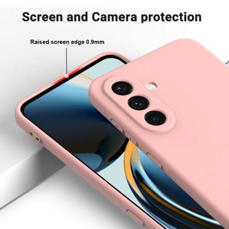 Силіконовий чохол Solid Color Liquid Silicone  для Samsung Galaxy A26 5G - рожевий