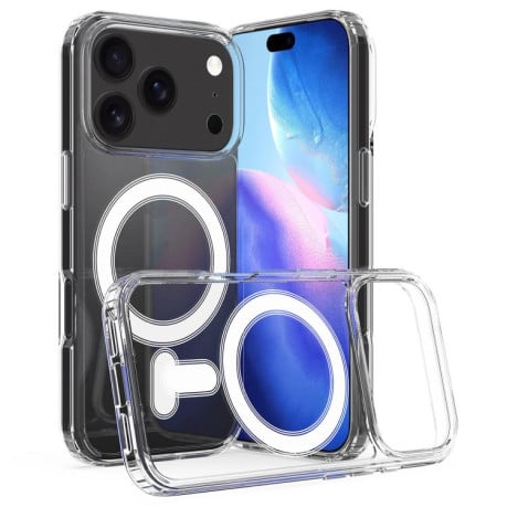 Чохол Clear Case з MagSafe гібрид на iPhone 17 Pro - прозорий