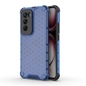 Противоударный чехол Honeycomb на OPPO Reno 12 Pro Global - синий