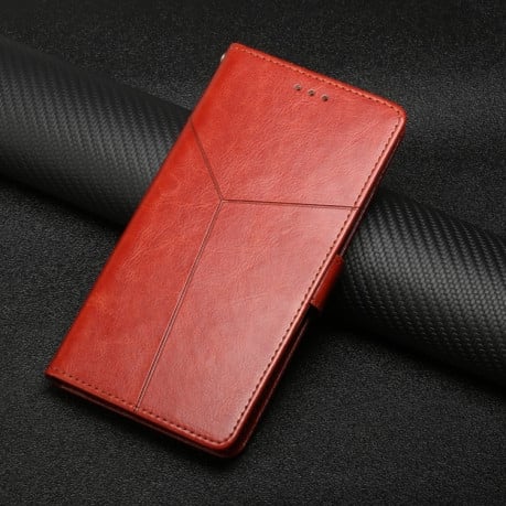 Чохол-книжка Y-shaped Pattern для Xiaomi Redmi 13 4G Global - коричневий