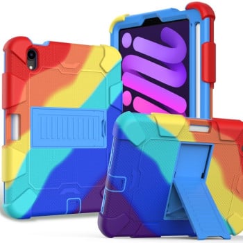 Протиударний чохол Two-Color Robot для iPad mini 7/ mini 6 - Colorful Blue