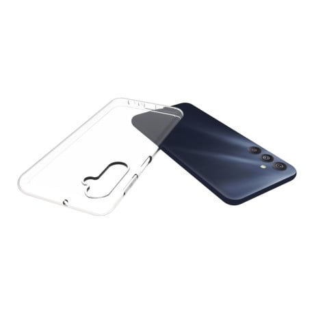 Противоударный чехол Waterproof Texture для Samsung Galaxy M34 5G - прозрачный