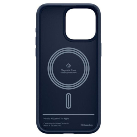 Оригинальный чехол Caseology Parallax Mag MagSafe для iPhone 15 Pro Max - Midnight Blue