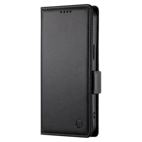 Чехол-книжка Side Buckle Magnetic Frosted Leather для OnePlus 13R/Ace 5/Ace 5 Pro - черный
