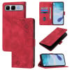 Чохол-книжка Skin-feel Embossed для Infinix Smart 10 Plus — червоний