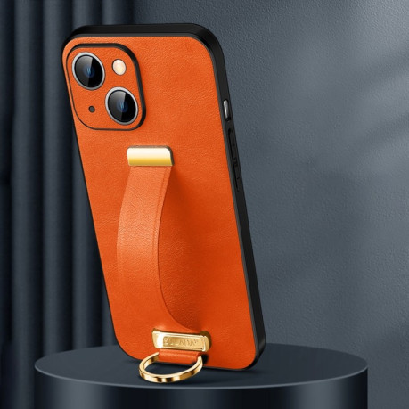 Противоударный чехол SULADA Tide Cool Series для iPhone 15 Plus - оранжевый
