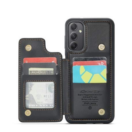 Чехол CaseMe C22 Card Slots Holder RFID Anti-theft для Samsung Galaxy A34 5G - черный