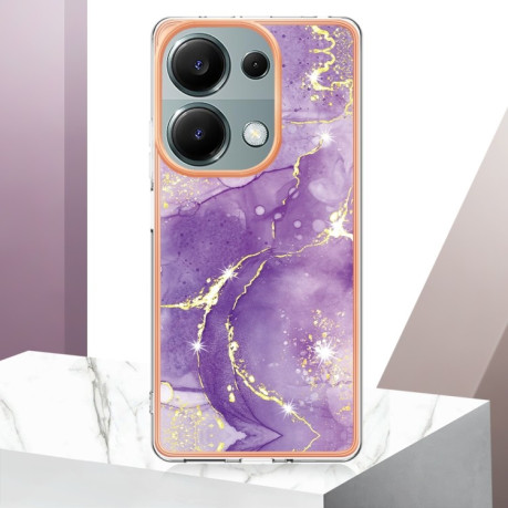 Протиударний чохол Electroplating IMD для Xiaomi Redmi Note Redmi Note 14S/ 13 Pro 4G / POCO M6 Pro 4G - Purple