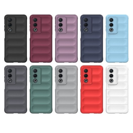 Силіконовий чохол Magic Flannel для OPPO A80 5G/A3 Pro - темно-сірий