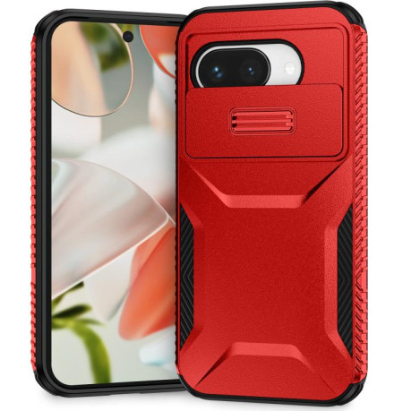 Протиударний чохол Sliding Camshield для Google Pixel 9a - червоний