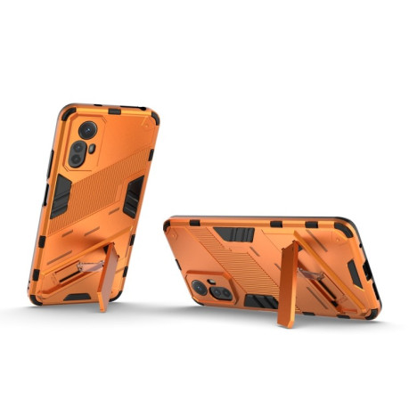 Противоударный чехол Punk Armor для Xiaomi Redmi Note 12S 4G - оранжевый