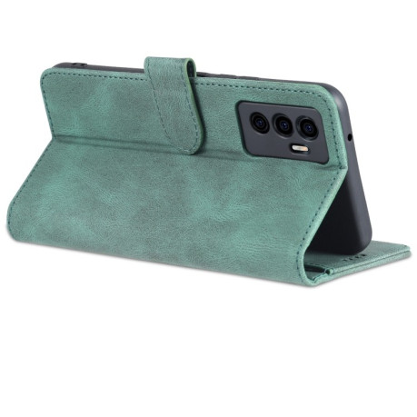 Чехол-книжка AZNS Dream II Skin Feel Horizontal Flip Leather для Vivo S10e / V23e 5G - зеленый