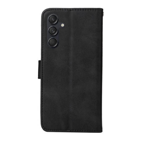 Чохол-книжка Stitching Calf Texture для Samsung Galaxy M55 5G - чорний