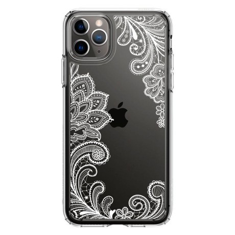 Противоударный чехол Spigen Ciel iPhone 11 Pro Max White Mandala