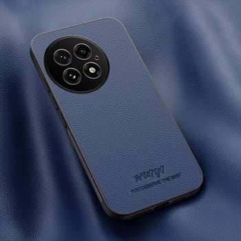 Чехол HUIYI Leather Magnetic для OnePlus 13 - синий