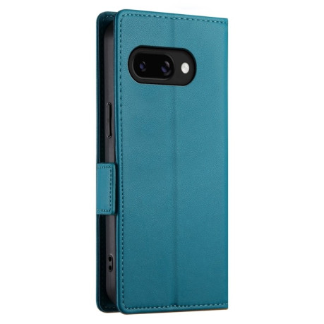 Чехол-книжка Side Buckle Magnetic Frosted Leather для Google Pixel 9a - синий
