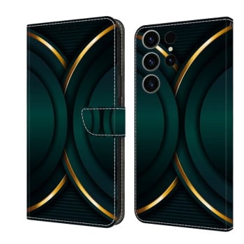 Чохол-книжка Crystal 3D Shockproof Protective Leather для Samsung Galaxy S23 FE 5G - Outline