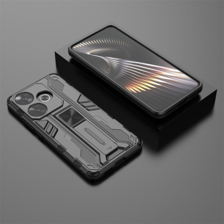 Противоударный чехол Supersonic для Xiaomi Poco F6 - черный