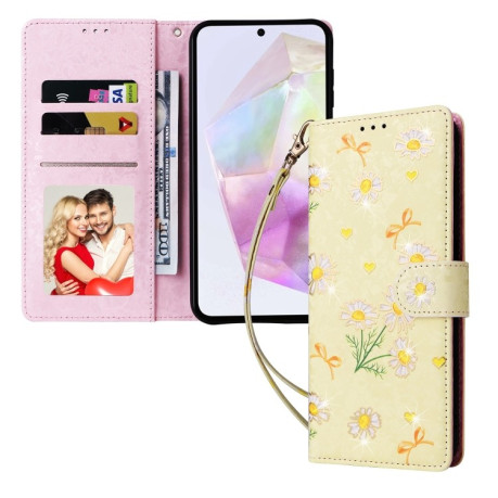 Чохол-книжка Bronzing Painting RFID  для Samsung Galaxy A26 5G - Daisy