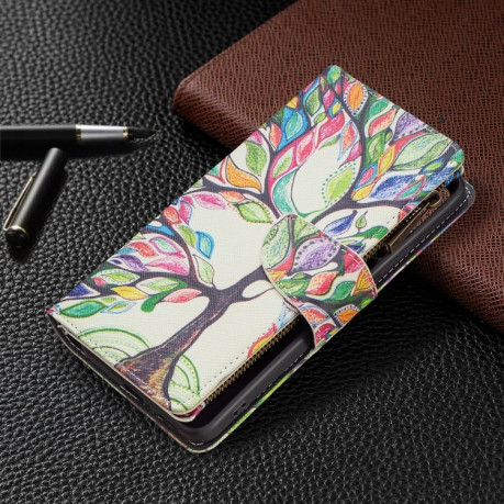 Чохол-гаманець Colored Drawing Pattern для Xiaomi Redmi Note 11 Pro 5G (China)/11 Pro+ - Tree
