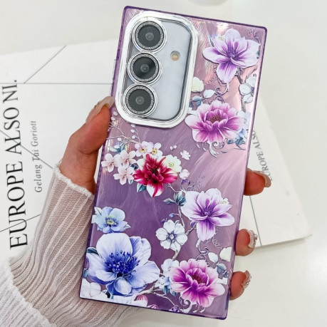 Протиударний чохол Flowers and Plants Series  для Samsung Galaxy A36 - Purple Flowers