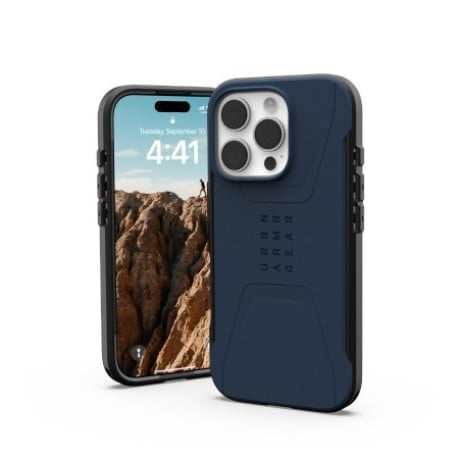 Оригинальный чехол UAG Civilian Magsafe для iPhone 16 Pro - Blue