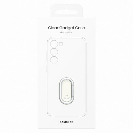 Оригінальний чохол Samsung Clear Gadget для Samsung Galaxy S23 Plus - transparent (EF-XS916CTEGWW)