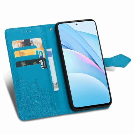 Чохол-книжка Mandala Embossing Xiaomi Mi 10T Lite - синій
