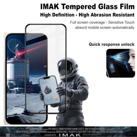 Захисне скло IMAK 9H Full Screen Film Pro+ Version на Google Pixel 10 Pro Fold — чорне